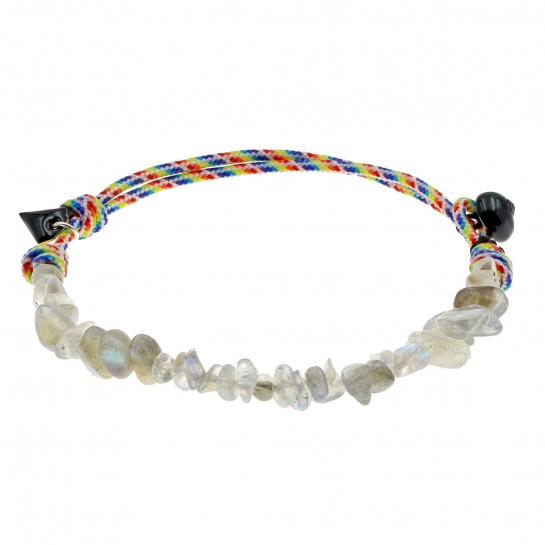 Anklet labradorite chips