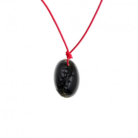 KIDS Cauri onyx necklace