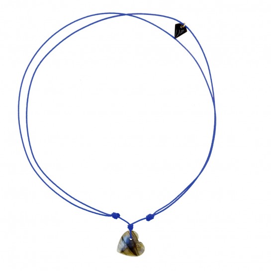 Collier KIDS Coeur labradorite