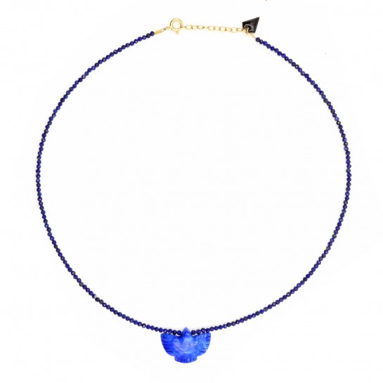 Collier Facettes Condor lapis-lazuli