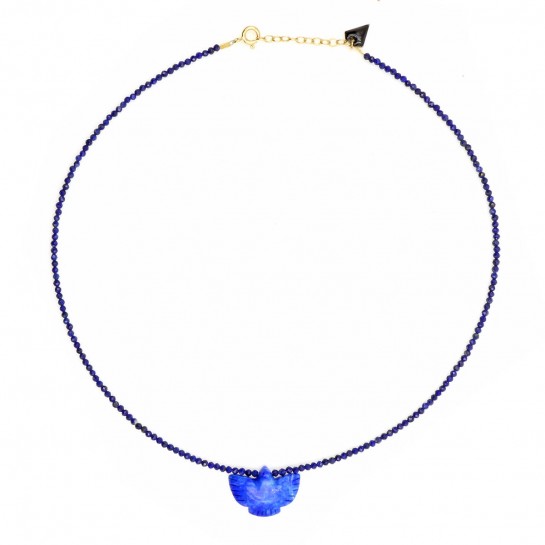 Condor Lapis Lazuli Faceted Necklace