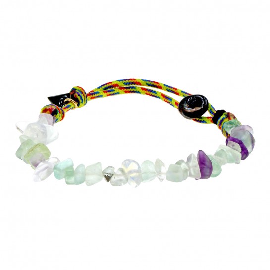 Anklet fluorite chips