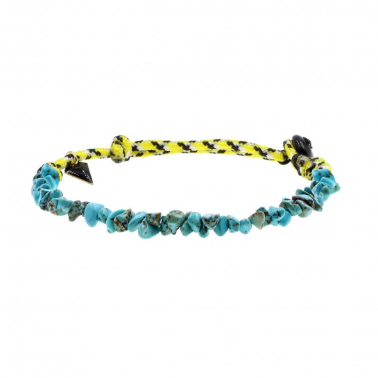 Anklet turquoise chips