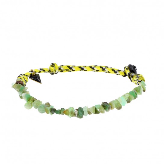 Anklet chrysoprase chips