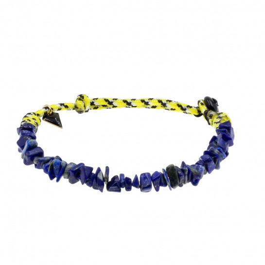 Anklet lapis lazuli chips