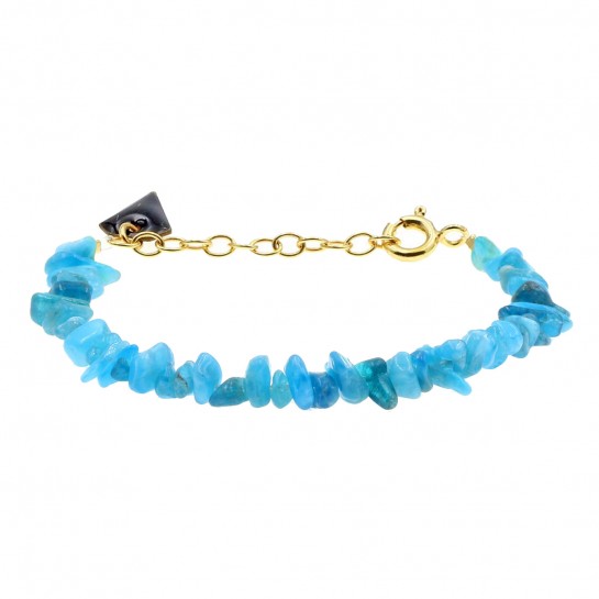 Bracelet Facettes apatite