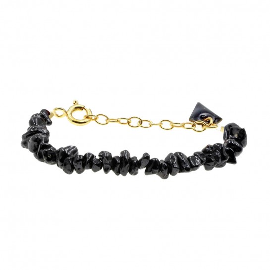 Bracelet Facettes onyx