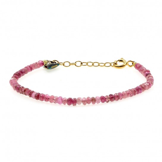 Tourmaline faceted bracelet