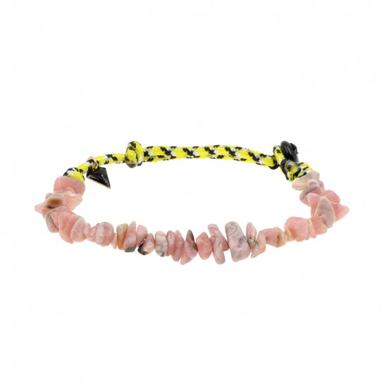 Pink opal nuggets bracelet