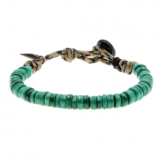 Bracelet homme malachite