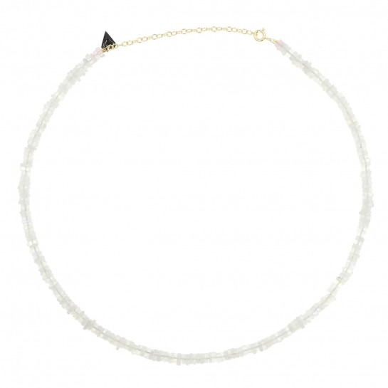 Collier Puka simple pierre...