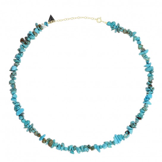 Collier Pépites turquoise