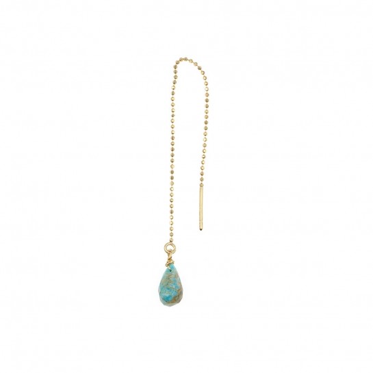 B.O Short turquoise drop chain