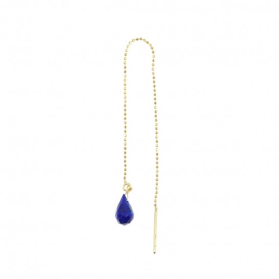 B.O Long chain lapis lazuli drop