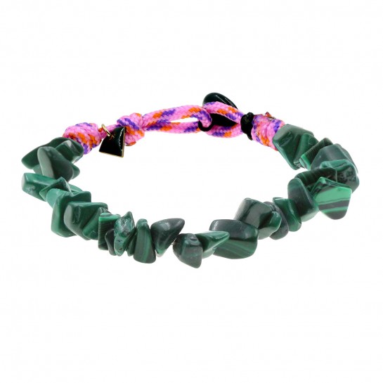 Malachite nuggets bracelet
