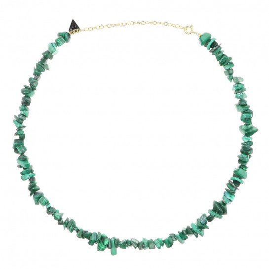 Collier Pépites malachite
