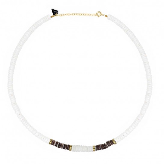 Collier Puka coquillage...