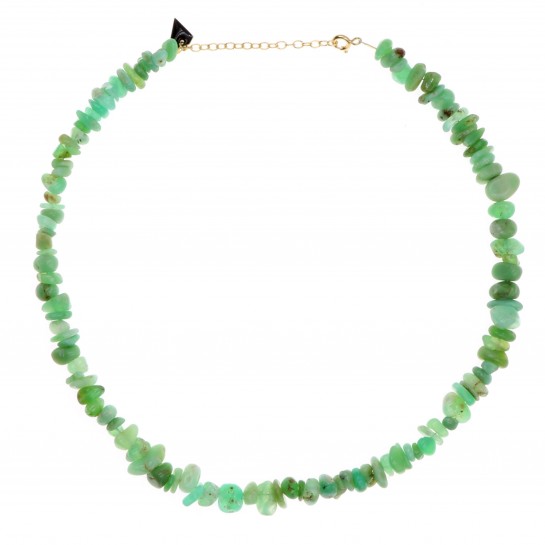 Collier Pépites chrysoprase