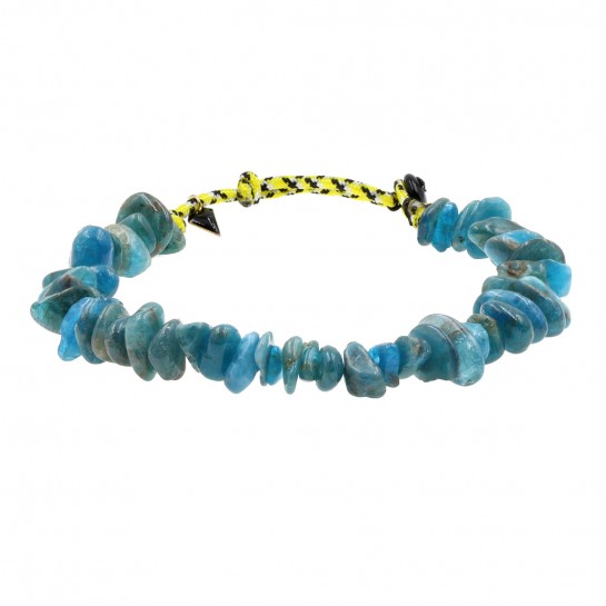 Apatite nuggets bracelet