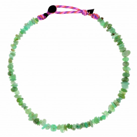 Collier Pépites chrysoprase
