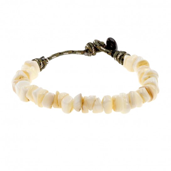 Shell nuggets bracelet