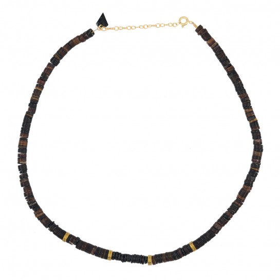 Brown shell Puka necklace