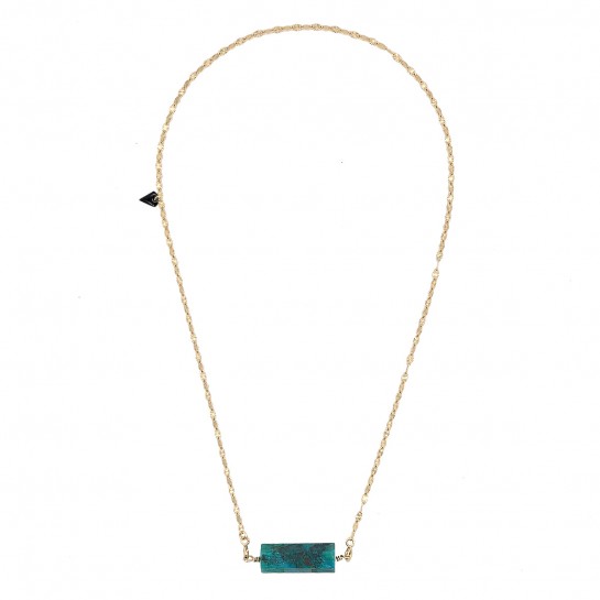 Rolla Bolla chrysocolla and Soleil chain