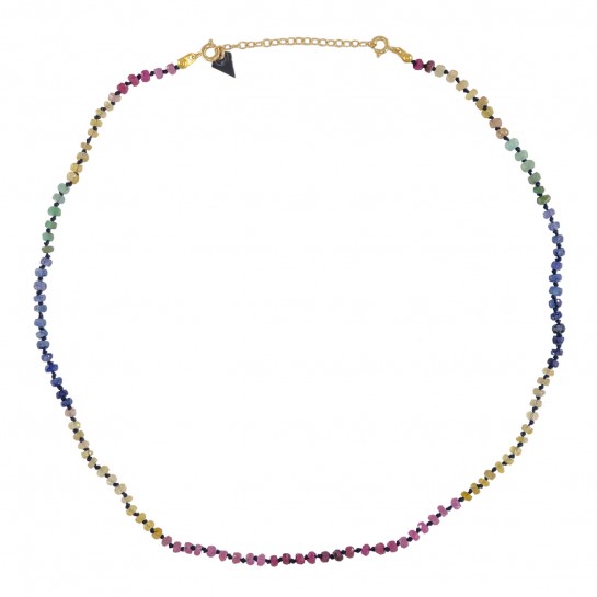 Multicolored sapphire Candies necklace