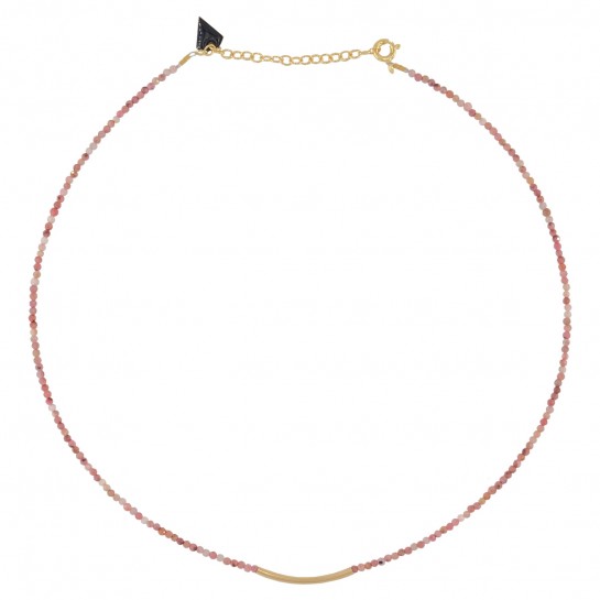 Collier Tube opale