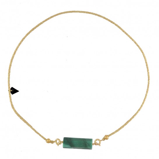 Rolla Bolla jade and gold lurex