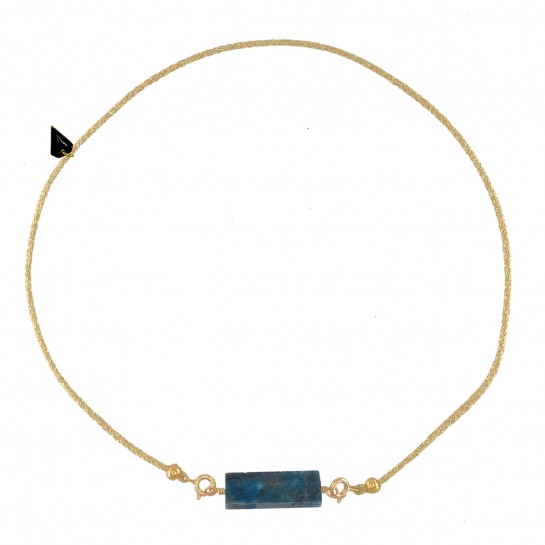 Rolla Bolla apatite and gold lurex
