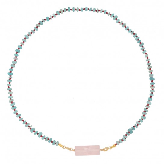 Rolla Bolla quartz and Candies amazonite