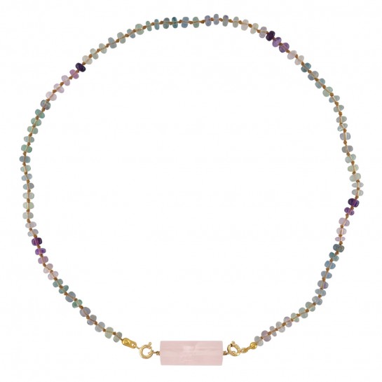 Rolla Bolla quartz and Candies fluorite