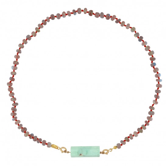Rolla Bolla turquoise and Candies labradorite
