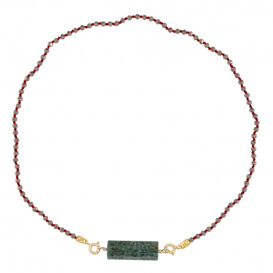 Rolla Bolla African turquoise and Candies pyrite