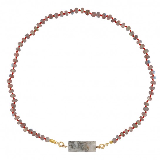 Rolla Bolla chalcedony and Candies labradorite