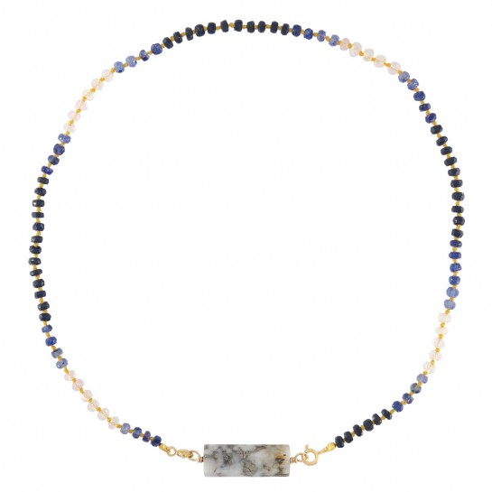 Rolla Bolla chalcedony and Candies blue sapphire