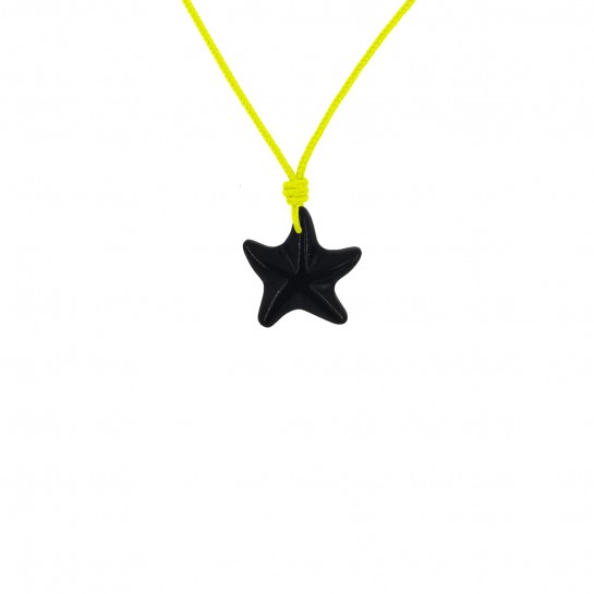KIDS star onyx necklace