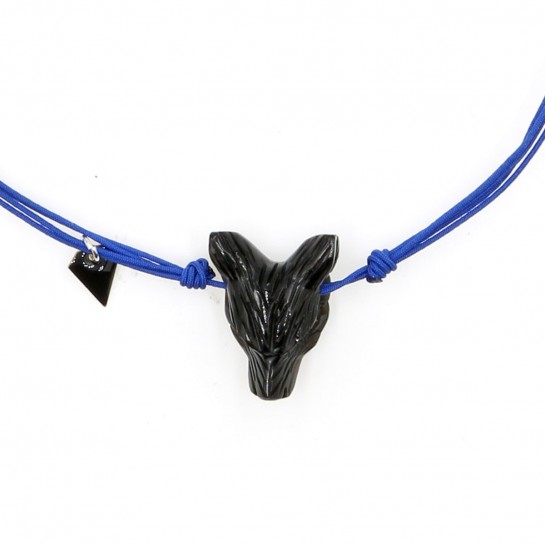 Collier Loup onyx