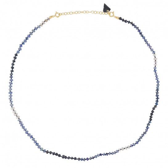 Blue sapphire Candies necklace
