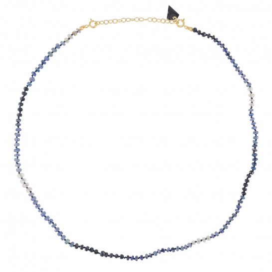 Collier Candies saphir bleu