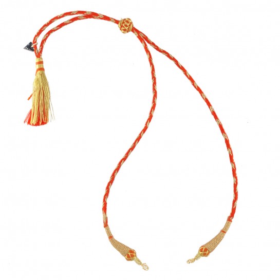 Orange pompom cord