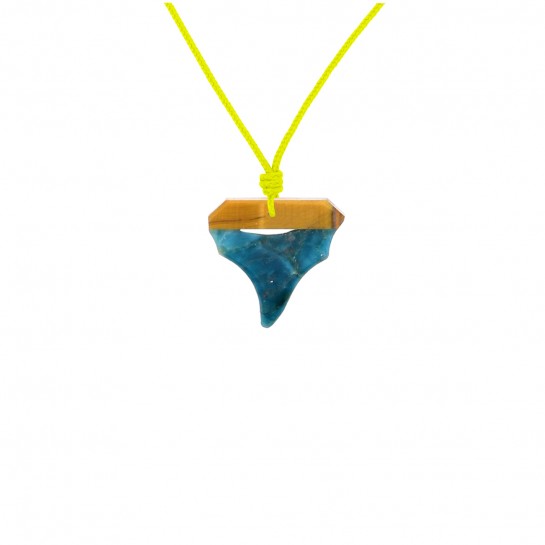 Tiger Eye and Apatite Shark Necklace
