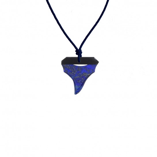 Shark Onyx and Lapis Lazuli Necklace