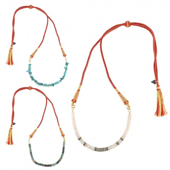 Pendentifs Emeraude, Opale...