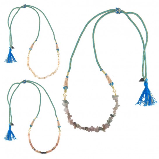 Pendentifs Aigue marine,...
