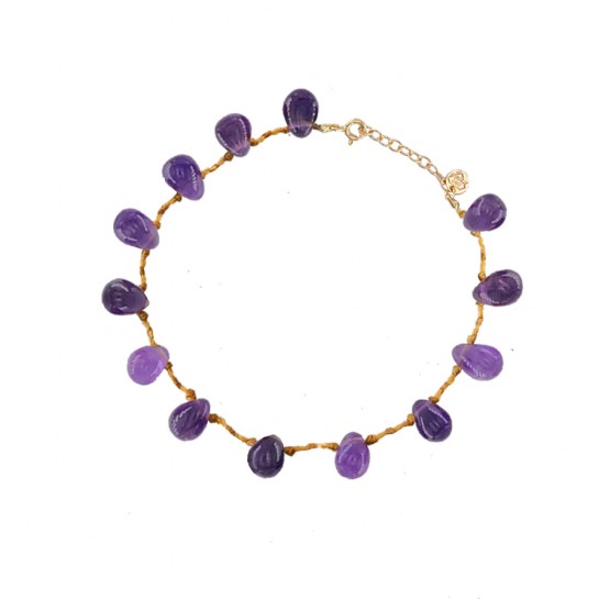 Bracelet Goutte Améthyste