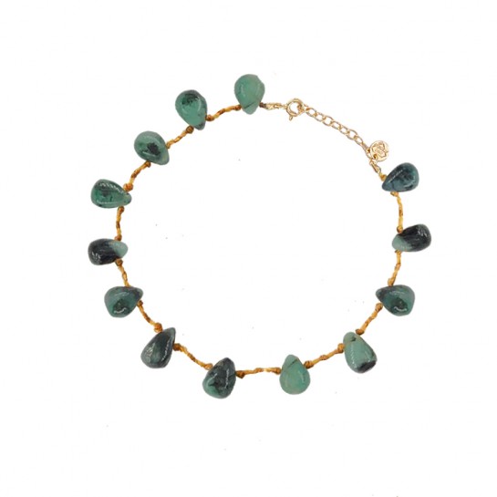 Emerald Drop Bracelet