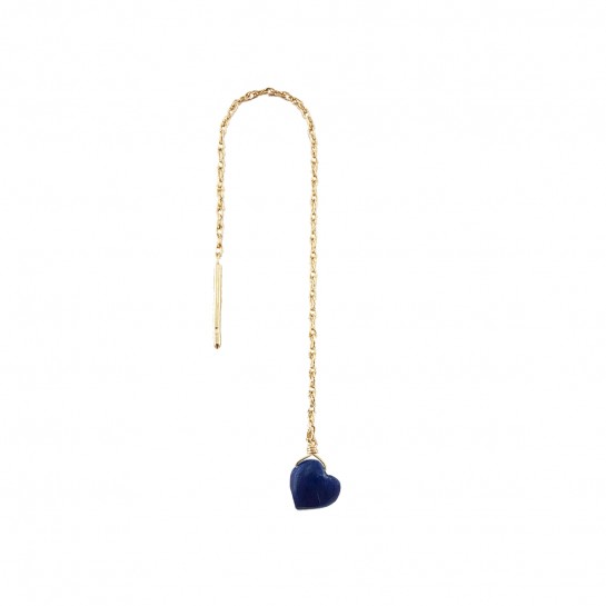 B.O SHORT CHAIN LAPIS LAZULI HEART