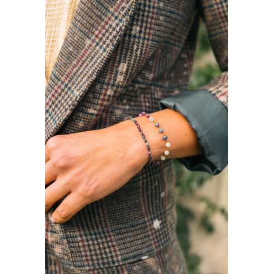 Bracelet Goutte Saphir Multicolore